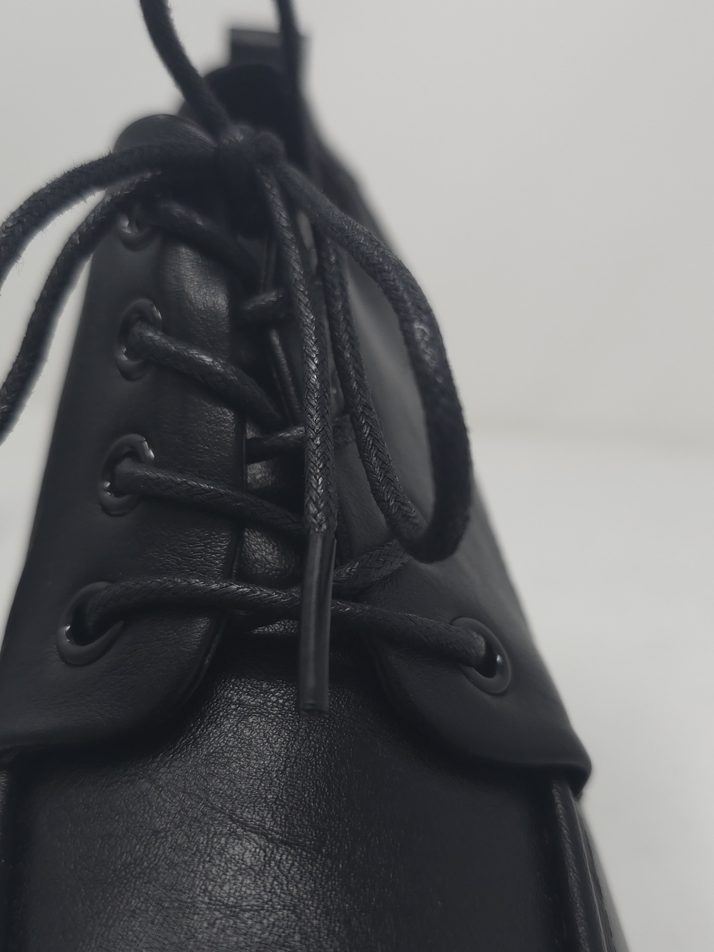 Charcoal Platform Chunky Heel Oxford Lace Up  Lug Sole Trendy - Picture 7 of 10